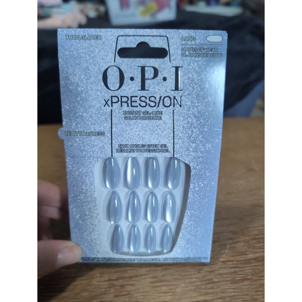 OPI xPress On - Trailglazer Instant Gel-Like Salon Manicure Long Nails Sealed